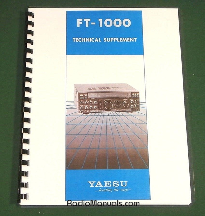 Yaesu FT-1000 Technical Manual - Click Image to Close